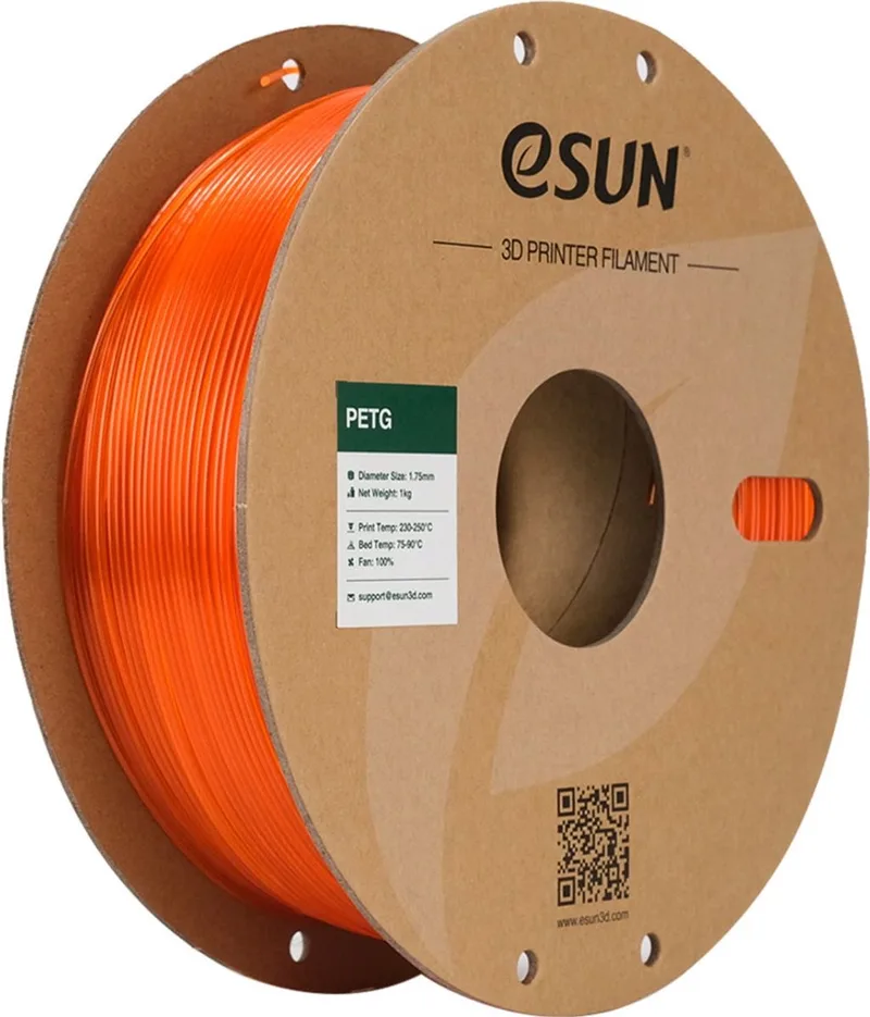PETG / Orange 1 kg - 1.75mm - 3D printer filament by eSun in Orange – product photo