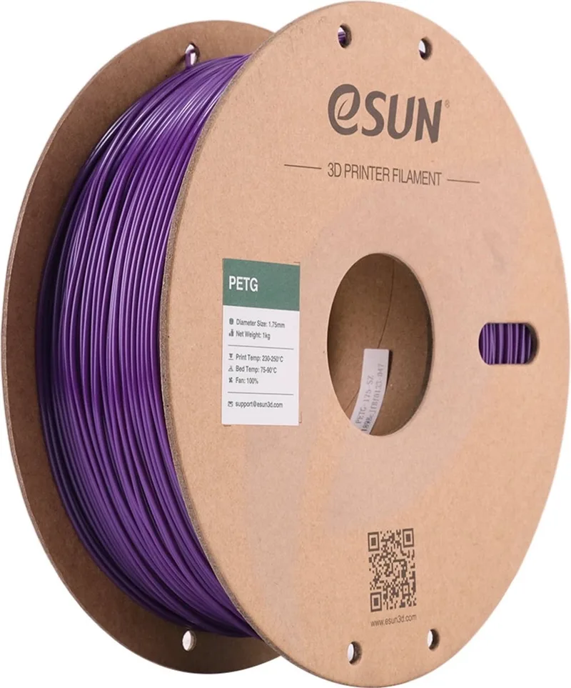 PETG / Solid purple 1 kg - 1.75mm - 3D printer filament - Flevo Print van eSun in Massief Paars – productfoto