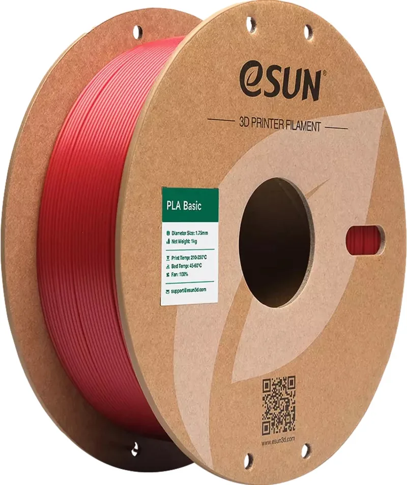 PLA 3D Filament 1,75mm 1kg från eSun, Brandweerwagen Rood – produktbild