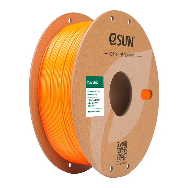 PLA-Basic 3D-printfilament 1,75 mm-oranje 1 kg, hoge snelheid & hoge kosteneffectiviteit geüpgraded PLA 3D-filament voor de meeste printers snelle levering de eSun – photo produit