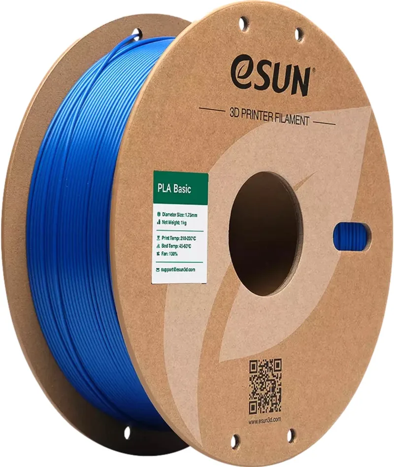 PLA-Basic / Blue 1 kg - 1.75mm - 3D printer filament by eSun in Blue – product photo