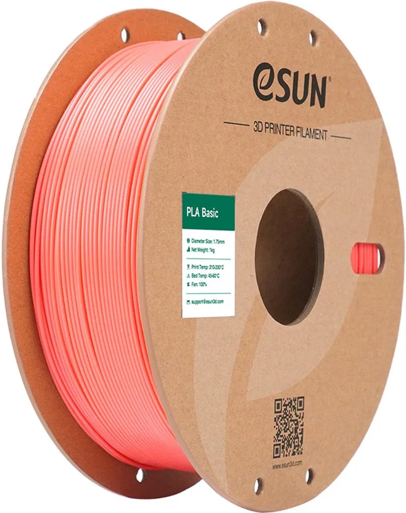 PLA-Basic Roze / Pink 1 kg - 1.75mm - 3D printer filament by eSun in Pink – product photo