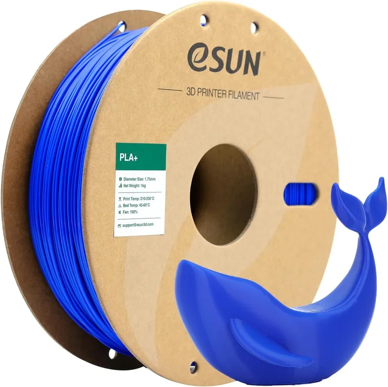 PLA+ Blauw van eSun in Blauw – productfoto