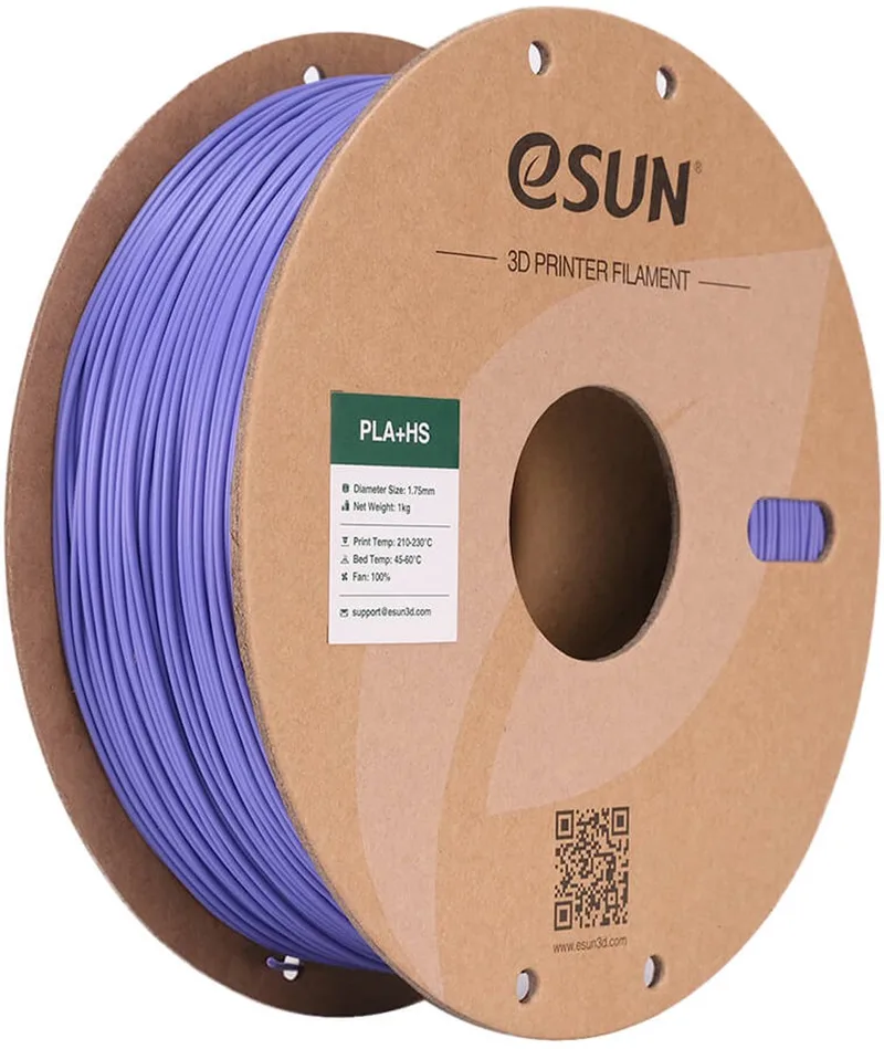 PLA+HS Very Peri (1.75mm - 1kg) van eSun in Paars – productfoto