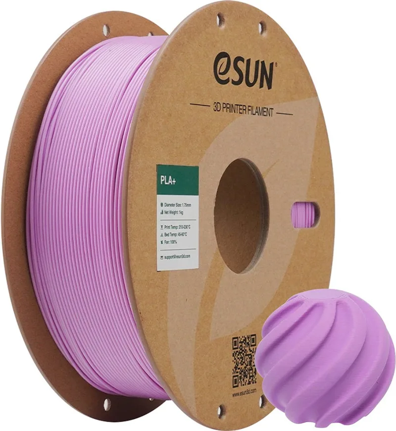 PLA+ Lila / Lilac 1 kg - 1.75mm - 3D printer filament de eSun en Violet, Lilac – photo produit