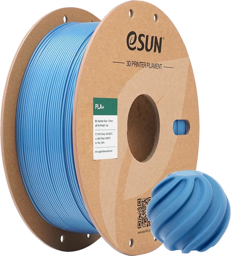 PLA+ Mistblauw / Haze blue 1 kg - 1.75mm - 3D printer filament by eSun in Mistblauw, Haze blue – product photo