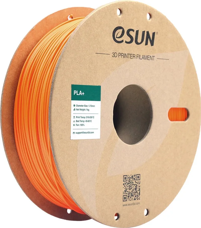 PLA+ Orange/oranje - 1kg - 1.75mm - 3D printer filament van eSun in Oranje – productfoto