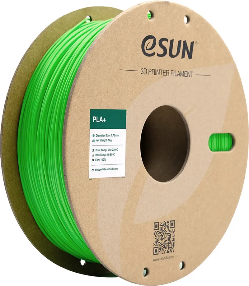 PLA+ Piekgroen / Peak green 1kg - 1.75mm - 3D printer filament by eSun in Piekgroen, Peak green – product photo