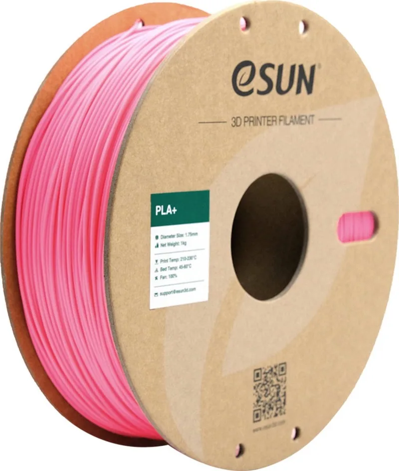 PLA+ / Pink 1 kg - 1.75mm - 3D printer filament från eSun, Rosa – produktbild
