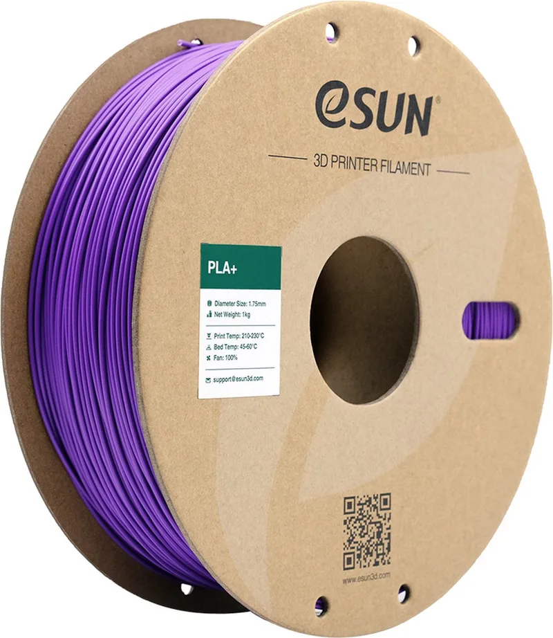 PLA+ / Purple 1kg - 1.75mm - 3D printer filament van eSun in Paars – productfoto