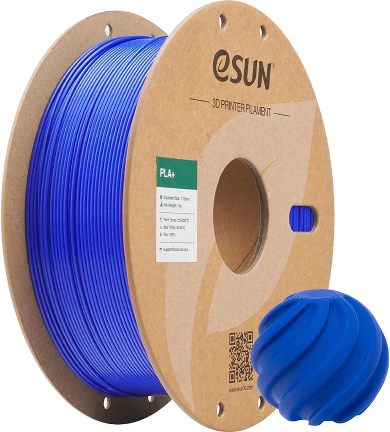 PLA+ / RGB Blue 1 kg - 1.75mm - 3D printer filament van eSun in RGB Blauw – productfoto