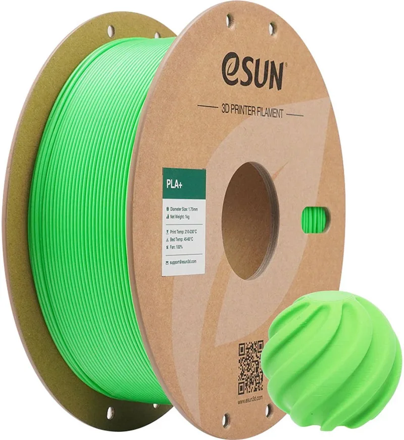 PLA+ / RGB Green 1 kg - 1.75mm - 3D printer filament de eSun en RGB Groen – photo produit