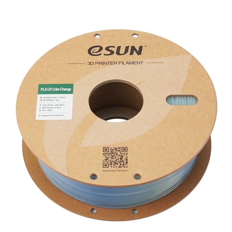 Pla Uv Color Change 1.75 Mm 1kg Pla-filament de eSun – photo produit 3 sur 5