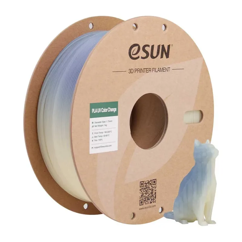 Pla Uv Color Change 1.75 Mm 1kg Pla-filament de eSun – photo produit 1 sur 5
