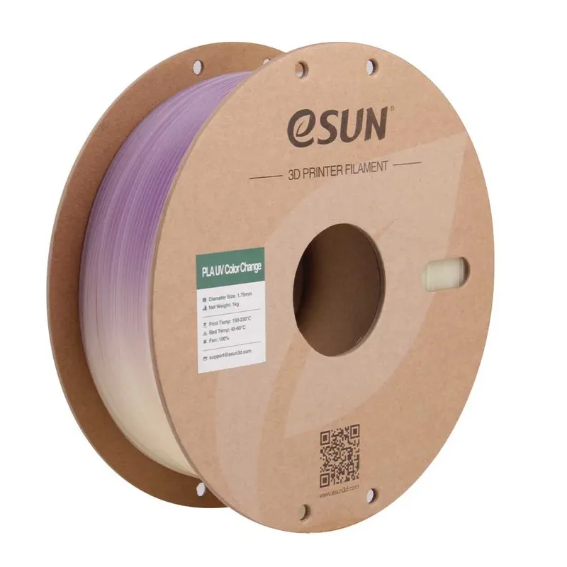 Pla Uv Color Change 1.75 Mm 1kg Pla-filament de eSun – photo produit 2 sur 5