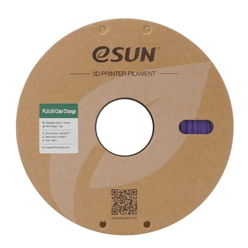 Pla Uv Color Change 1.75 Mm 1kg Pla-filament de eSun – photo produit 5 sur 5