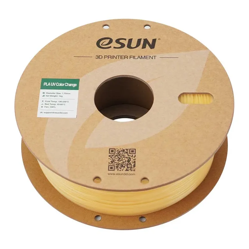 Pla Uv Color Change 1.75 Mm 1kg Pla-filament de eSun – photo produit 3 sur 5