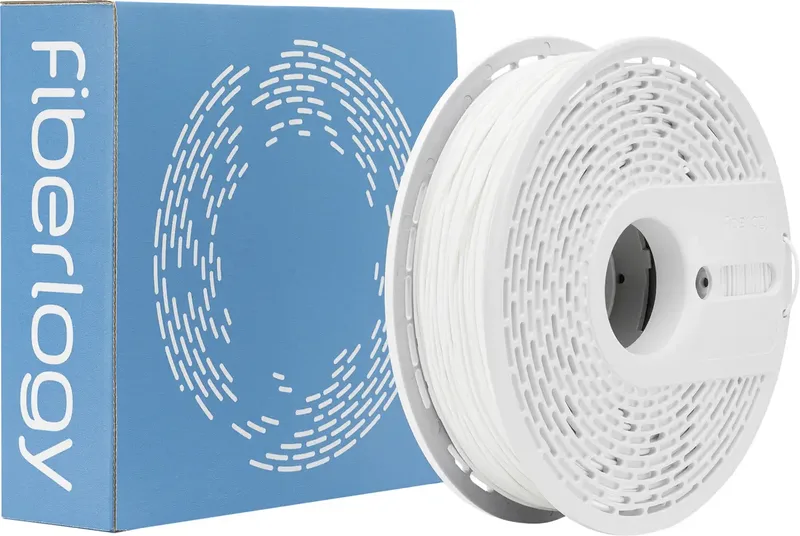 F40-WHITE-175-085 FiberFlex 40D Filament Flexibles Filament flexibel, schlagfest, chemisch beständig 1.75 mm 850 g Weiß 1 St. von Fiberlogy – Produktfoto