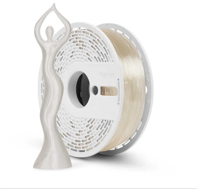 HS PLA Clear Pure van Fiberlogy in Naturel – productfoto