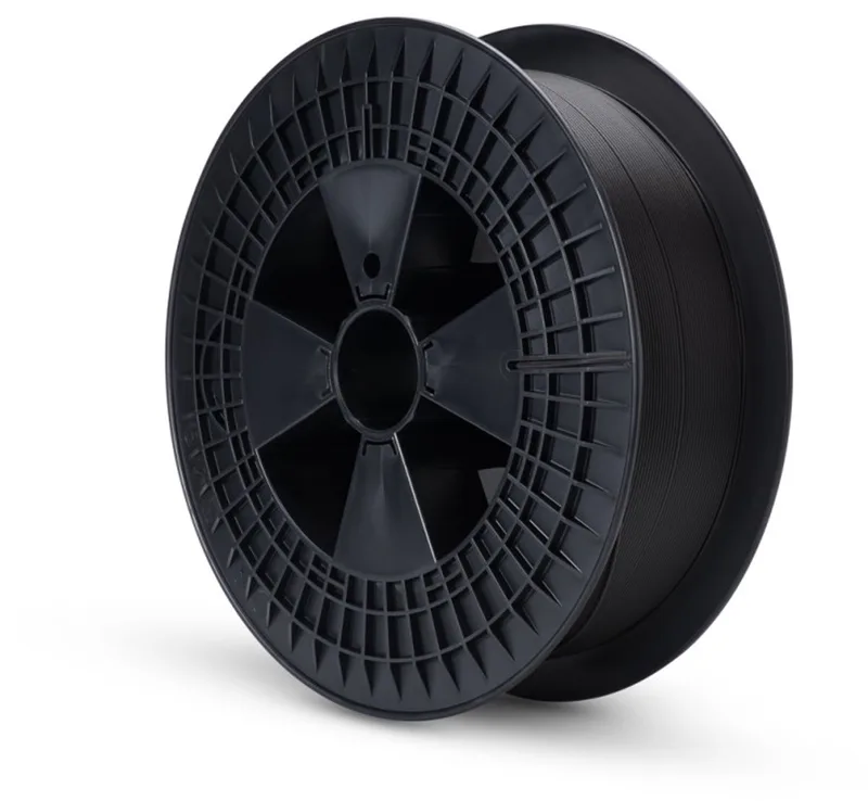 Matte PETG Black 2,5 kg van Fiberlogy in Zwart – productfoto