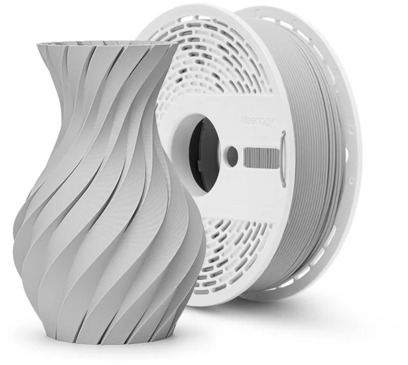 Matte PLA Gray van Fiberlogy in Grijs – productfoto