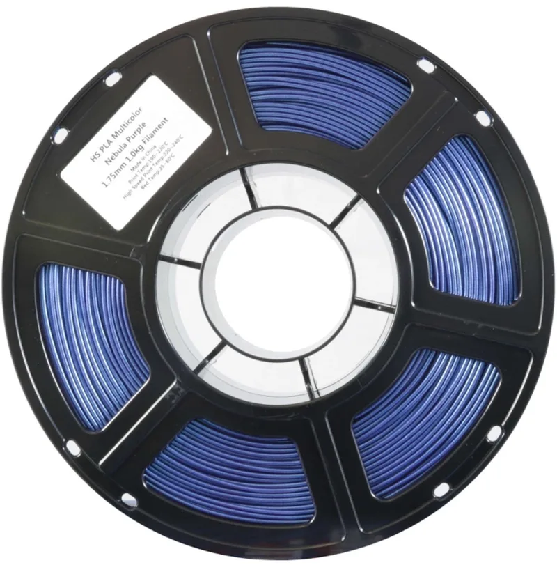 HS PLA 1,75mm MC NEBULA PURPLE 1kg (90009989001) van Flashforge in Meerkleurig, Paars – productfoto