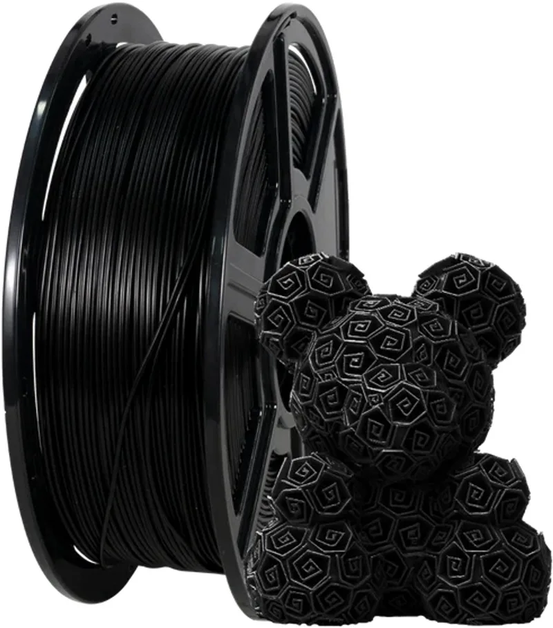 PLA 3D Filament 1,75 mm – 1 kg van Flashforge in Zwart – productfoto
