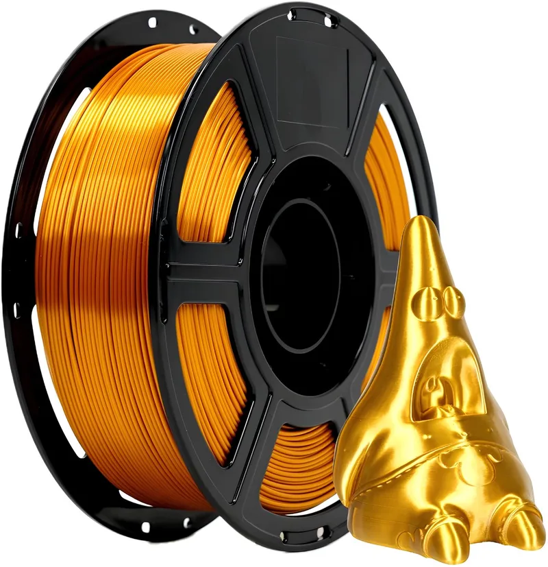 PLA Filament - Silk Gold - 1.75mm - Biologisch Afbreekbaar - 1kg van Flashforge in Goud – productfoto