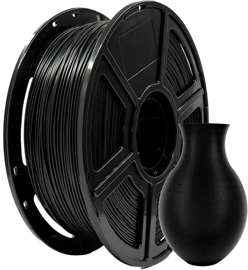 PLA Mat Filament - 1.75mm - Biologisch Afbreekbaar - 1kg van Flashforge in Mat Zwart – productfoto