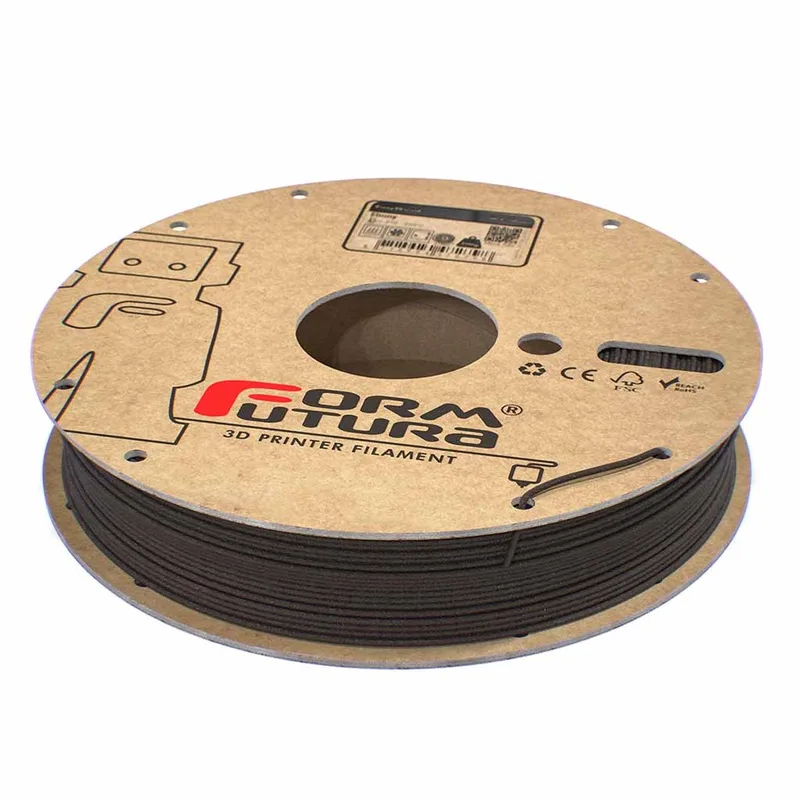 1.75mm EasyWood� - Ebony - 3D Printer Filament van Formfutura in Transparant – productfoto