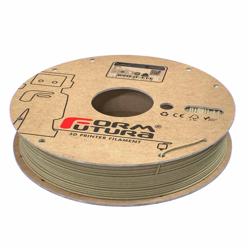 1.75mm EasyWood™ - Birch - 3D Printer Filament van Formfutura in Oranje – productfoto