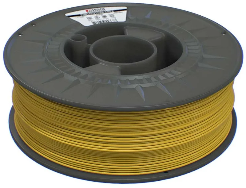 Bulk PETG Filament - 1.75 mm - Nederlands filament - 1000g spoel van Formfutura in Geel – productfoto