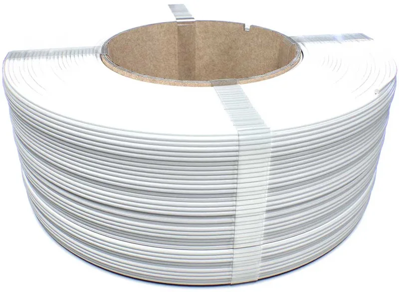 EasyFil ePETG Filament - 1.75 mm - Traffic White - 1000 gram Bambu Coil van Formfutura in Verkeerswit – productfoto