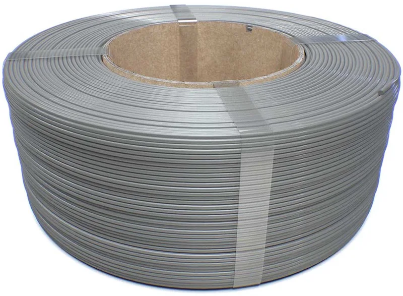 EasyFil ePLA Filament - 1.75 mm - Grey Aluminium - 1000 gram Bambu Coil van Formfutura in Grijs Aluminium – productfoto