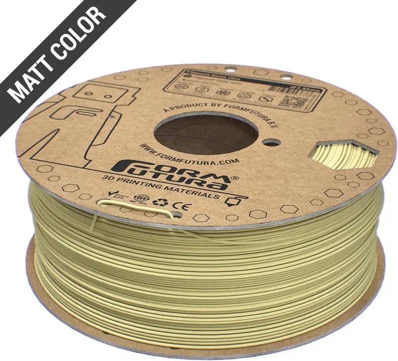 EasyFil ePLA Filament - 1.75 mm - Matt Lemon Cream - 1000 gram by Formfutura in Mat Citroen Crème – product photo