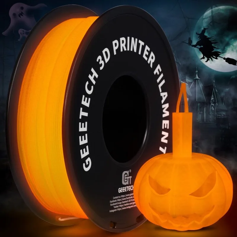 Luminous PLA Orange (1.75mm - 1kg) van Geeetech in Oranje – productfoto