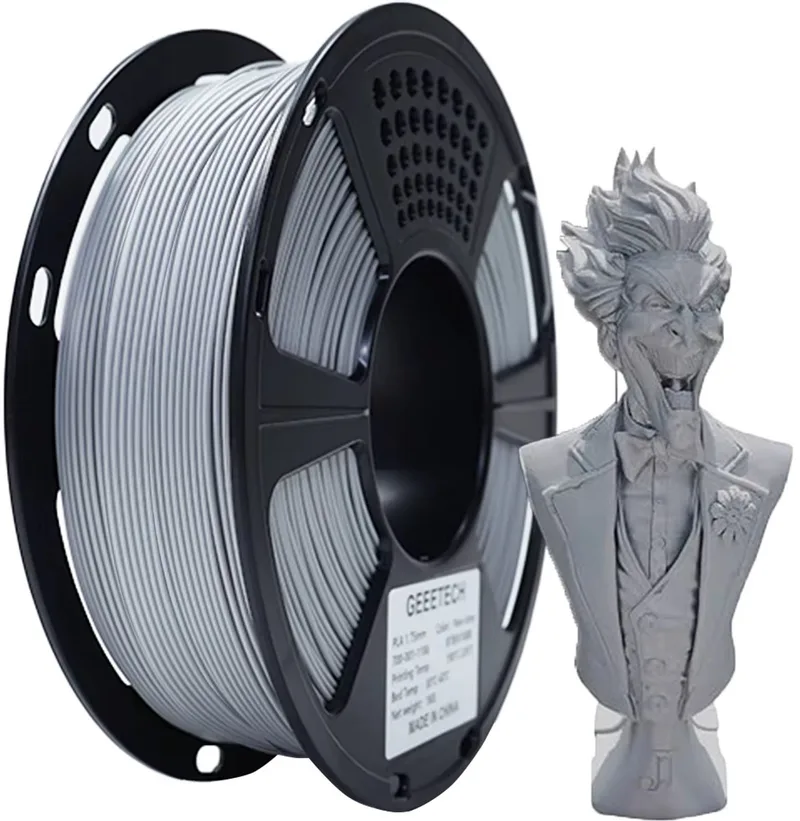 PLA - 1kg - 1.75mm - 3D Filament van Geeetech in Grijs – productfoto