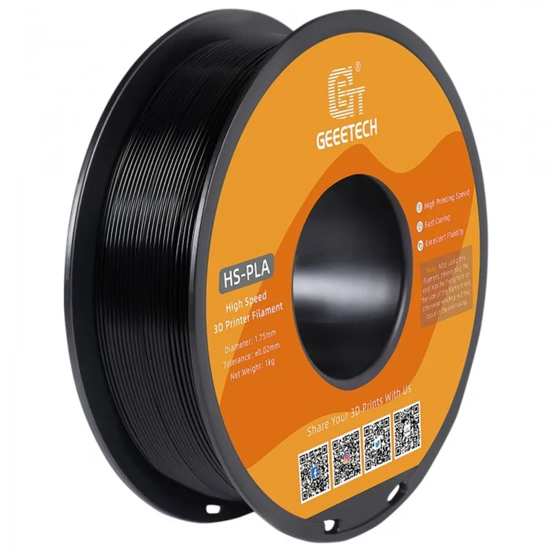 PLA HS Black (1.75mm - 1kg) van Geeetech in Zwart – productfoto