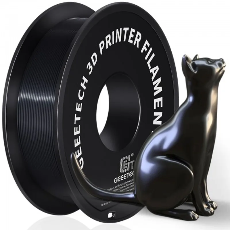 PLA Silk (1.75mm - 1kg) från Geeetech, Svart – produktbild
