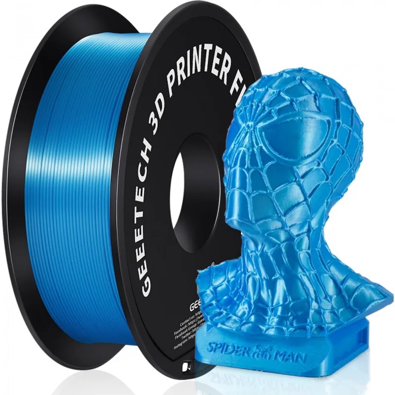 PLA Silk Sky Blue (1.75mm - 1kg) van Geeetech in Blauw – productfoto