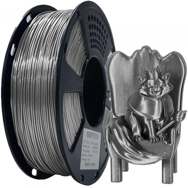 PLA Sparkly Silver (1.75mm - 1kg) van Geeetech in Zilver – productfoto