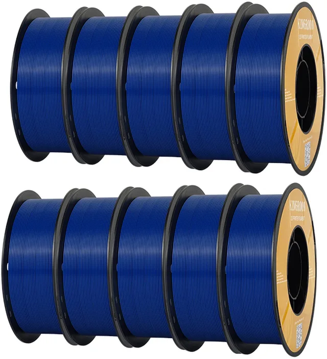 PETG Filament 1,75 mm 10 kg Blauw – 3D Printer Filament voor FDM/FFF 3D-Printers – Hoge Sterkte, Nauwkeurig en Eenvoudig te Printen