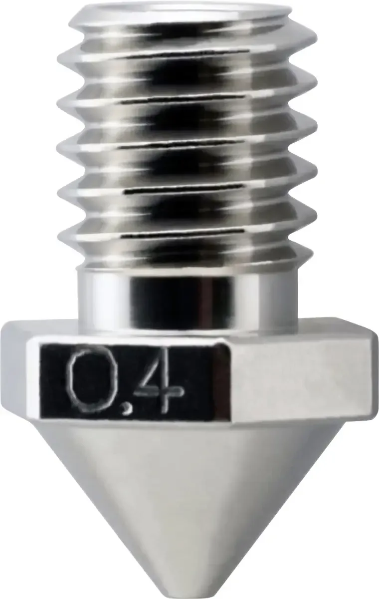 Micro-Swiss 3D Drucker Düse Passend für (3D Drucker): FlashForge Guider 3, FlashForge Guider 3 Plus 0.4mm Brass Plated Wear Resistant Nozzle M2610-04 von Micro Swiss – Produktfoto