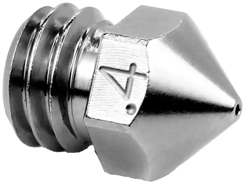 MicroSwiss Düse 0.4mm für Creality CR-X, CR-X Pro, Sovol SV02 Brass Plated Wear Resistant Nozzle 0.4mm M2800-04 von Micro Swiss – Produktfoto