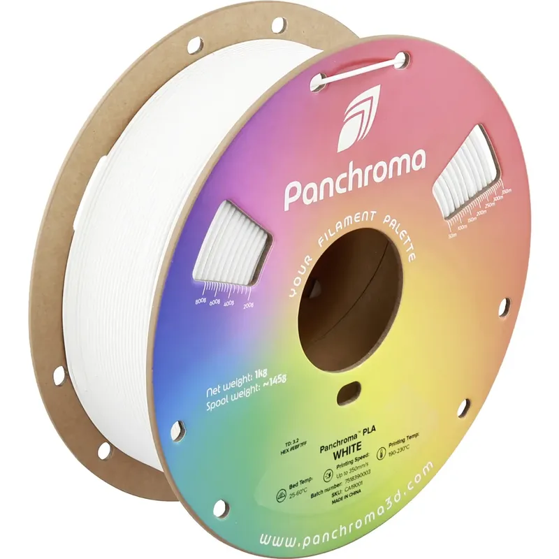 CA19001 Panchroma Filament PLA Highspeed Filament 1.75 mm 1000 g Weiß 1 St. von Polymaker – Produktfoto
