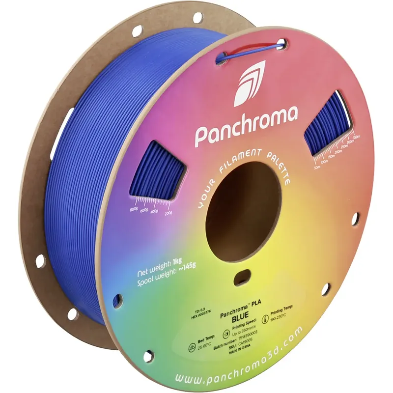 CA19005 Panchroma Filament PLA Highspeed Filament 1.75 mm 1000 g Blue, Blau 1 St. von Polymaker – Produktfoto