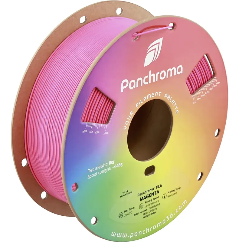 CA19023 Panchroma Filament PLA kunststof Highspeed filament 1.75 mm 1000 g Magenta 1 stuk(s) by Polymaker – product photo