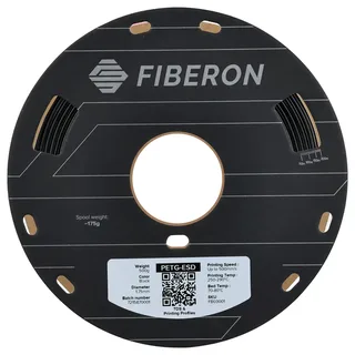 FB03001 Fiberon™ PETG-ESD Filament PETG ESD ESD-veilig 1.75 mm 500 g Zwart 1 stuk(s) van Polymaker in Kleurloos – productfoto 2 van 2