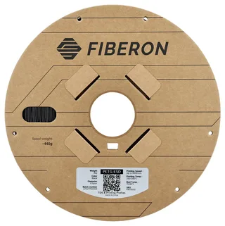 FB03002 Fiberon™ PETG-ESD Filament PETG ESD ESD-veilig 1.75 mm 3000 g Zwart 1 stuk(s) van Polymaker in Kleurloos – productfoto 2 van 2