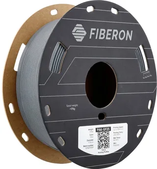 FG02001 Fiberon™ PA6-GF25 Filament PA6-GF Glasvezelversterkt, Hittebestendig, Niet-trekkend 1.75 mm 500 g Gri van Polymaker in Kleurloos – productfoto 1 van 2